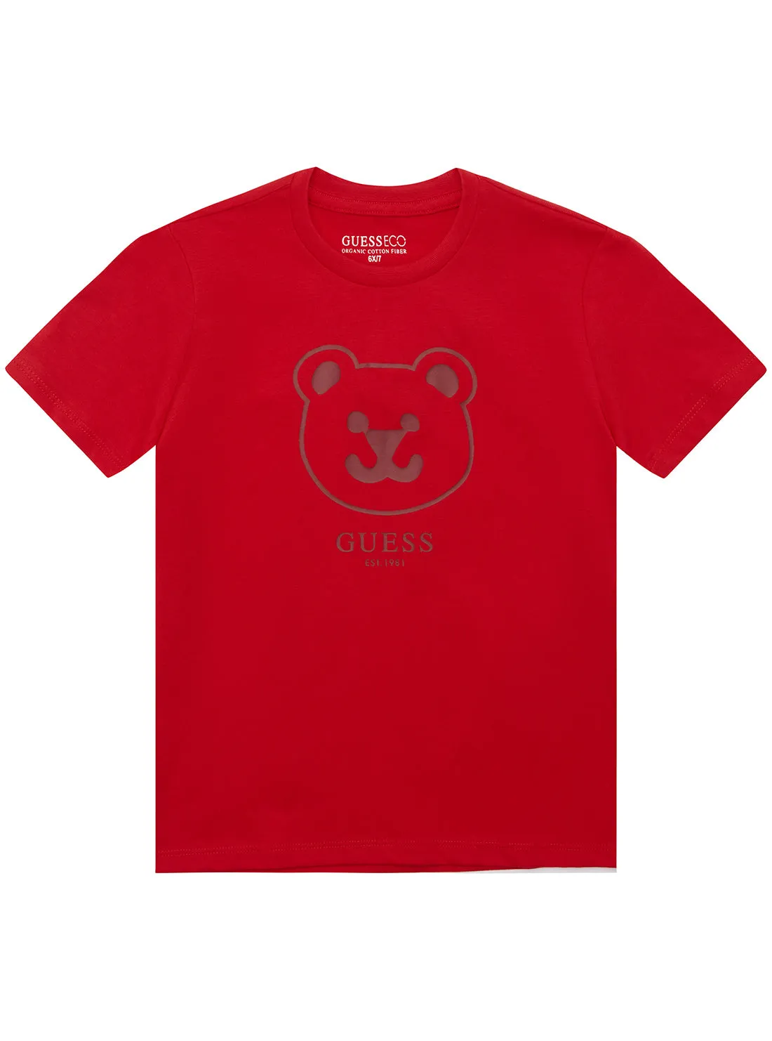 Red Short Sleeve T-Shirt (2-7) Guess
