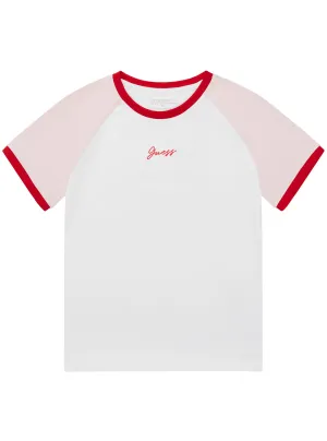 Red Trim T-Shirt (7-16) Guess