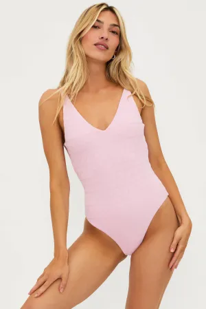 Reese One Piece Pink Sands Terry Beach Riot