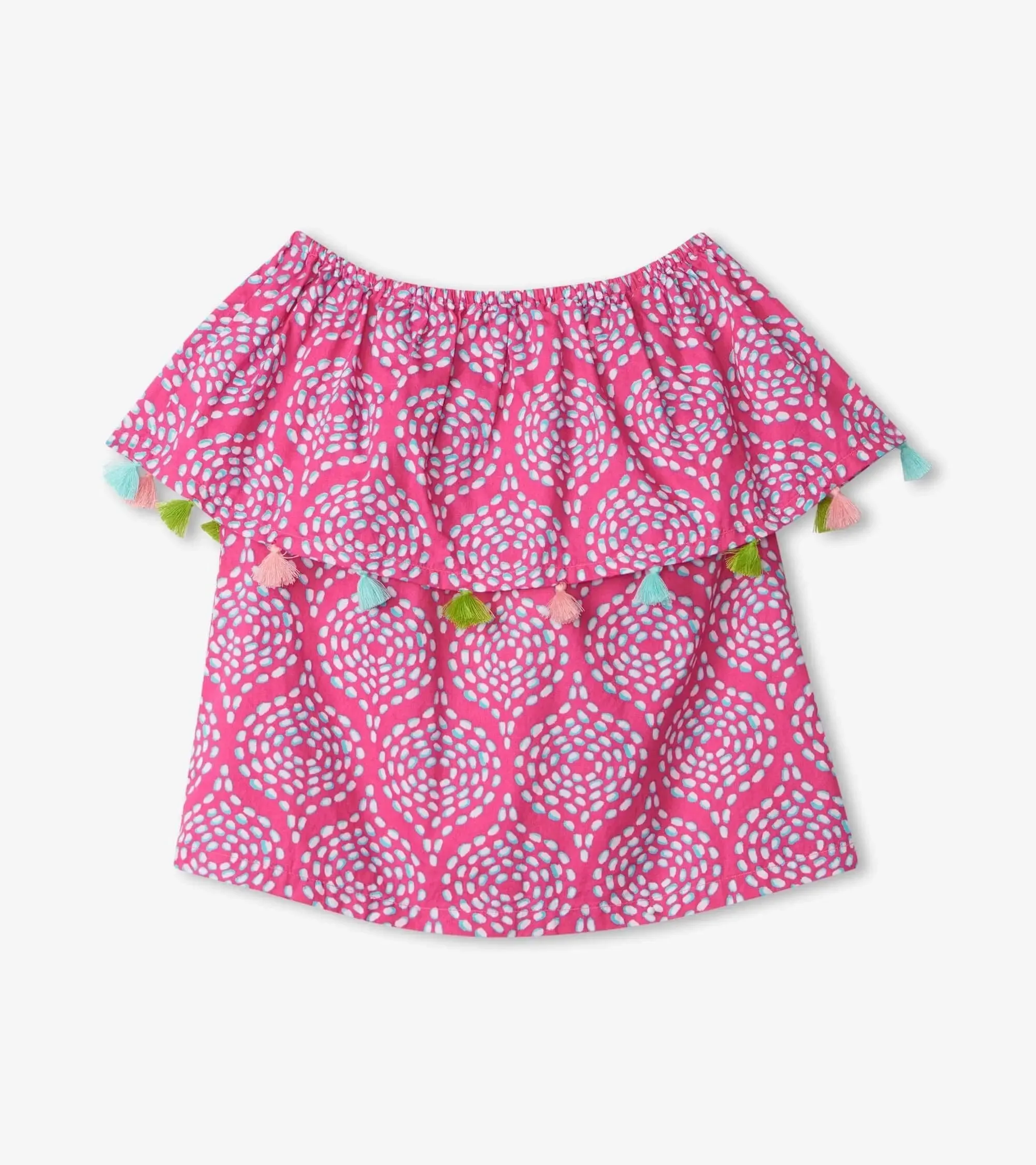 Rose Stones Shoulder Flounce Top | Hatley