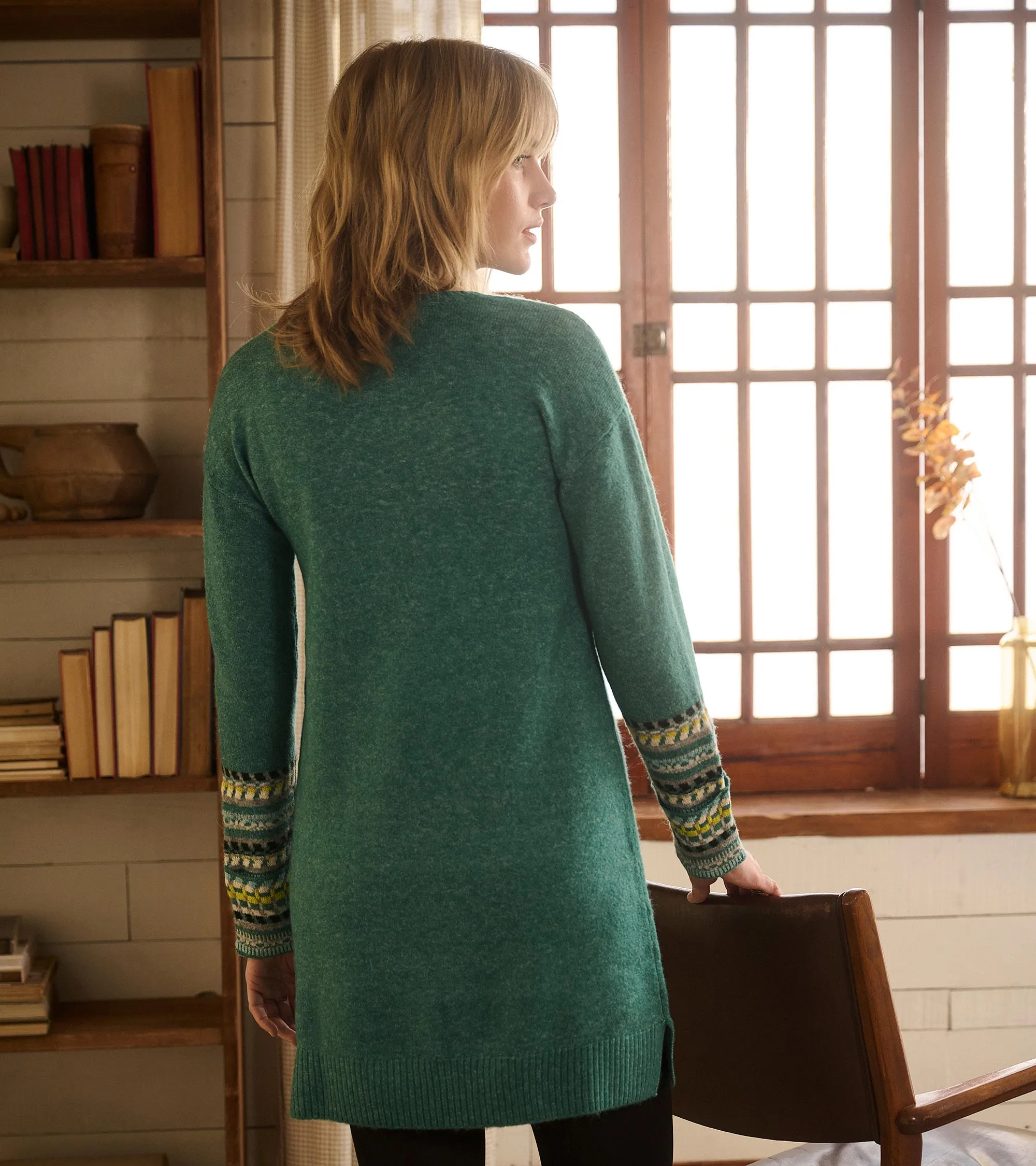 Sadie Sweater Dress - Forest Green -Hatley