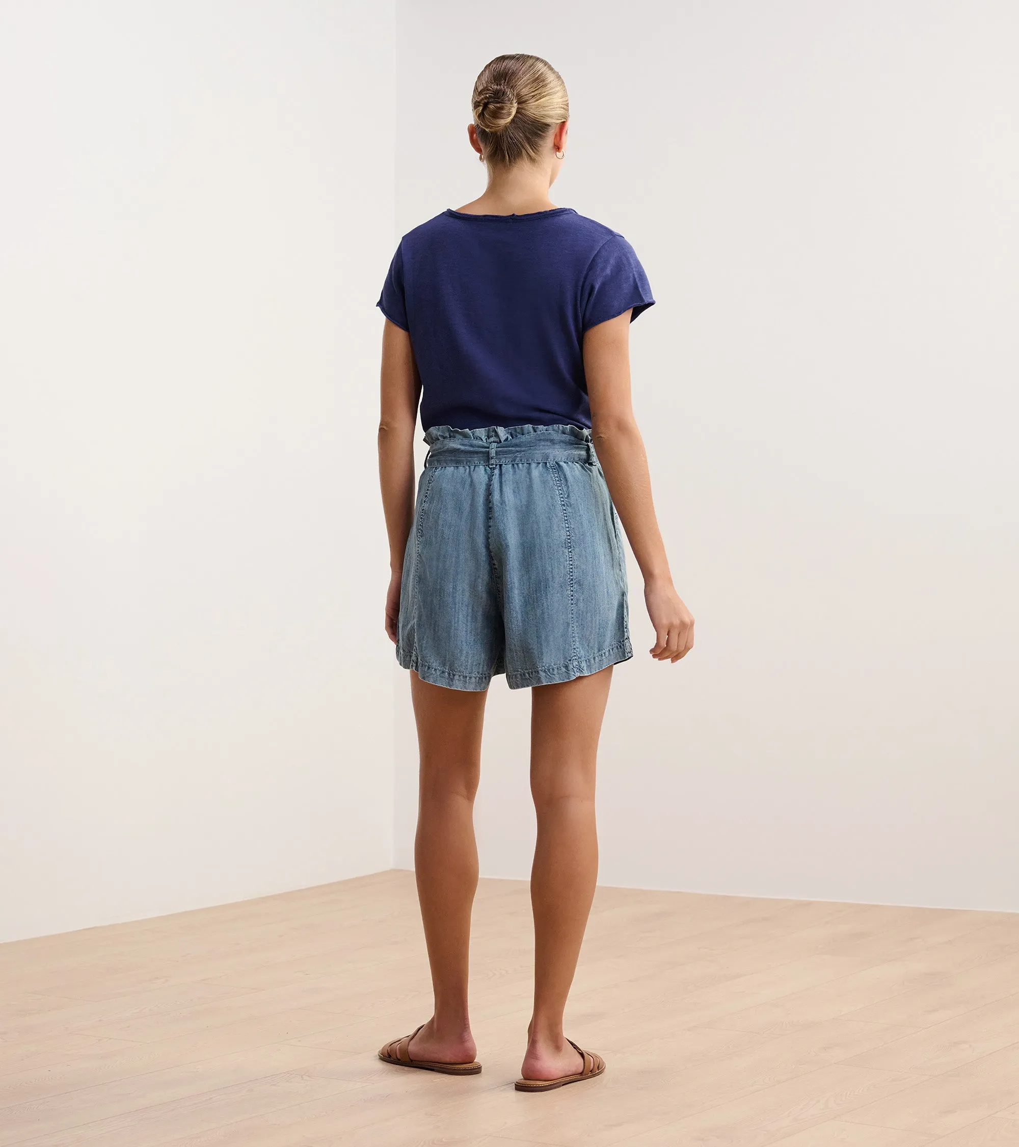 Sadie V-Neck Tee - Patriot Blue -Hatley