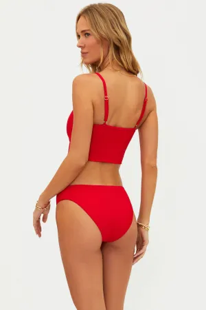 Saffron Bottom Red Beach Riot