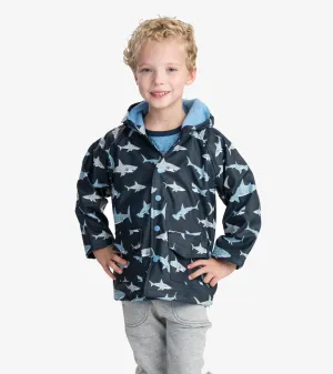 Shark Frenzy Raincoat -Hatley