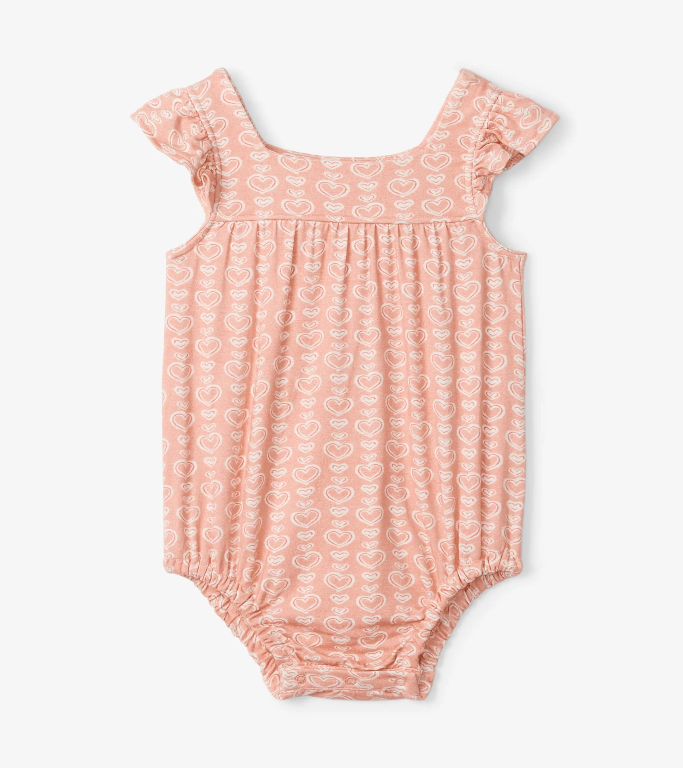 Shibori Hearts Baby Bubble One Piece -Hatley