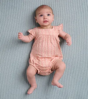 Shibori Hearts Baby Bubble One Piece -Hatley