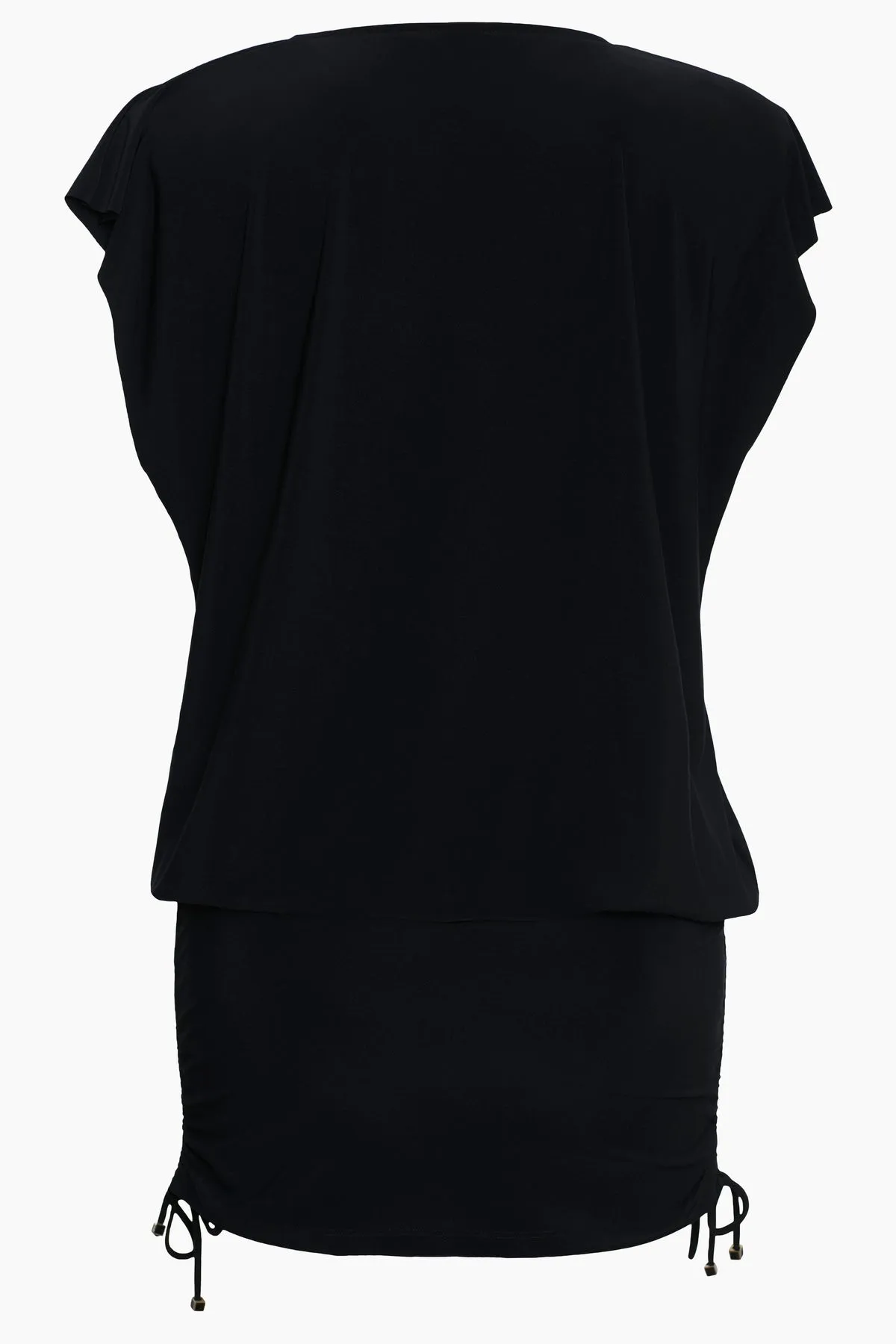 Shirred Beach Dress Cover Up