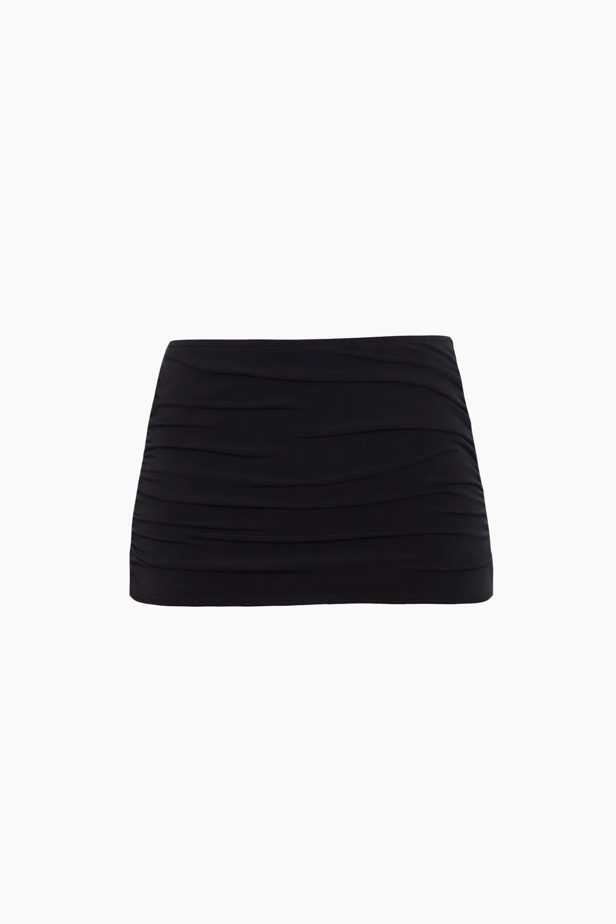 Shirred Skirt Swim Bottom