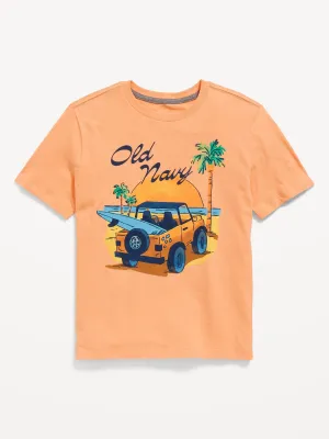Short-Sleeve Logo-Graphic T-Shirt for Boys