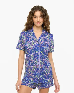 Short Sleeve Top & Boxer Pajama Set Cosabella