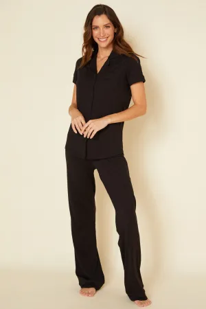 Short Sleeve Top & Pant Pajama Set Cosabella