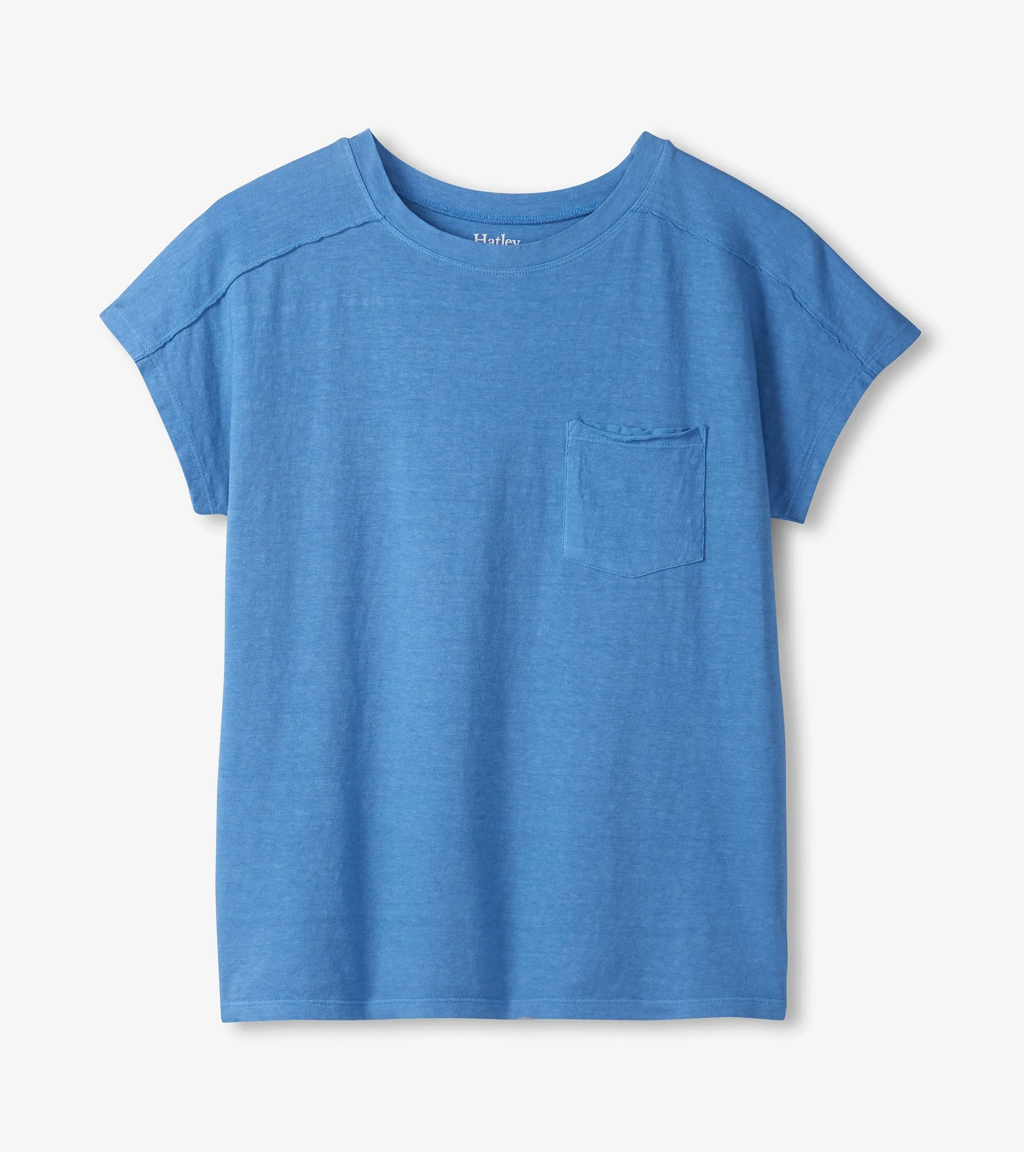 Slouchy Pocket Tee - Marina -Hatley