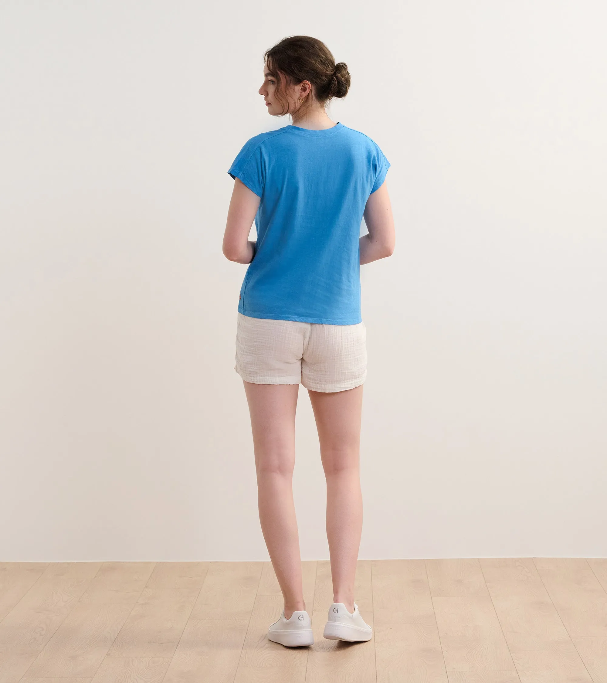 Slouchy Pocket Tee - Marina -Hatley