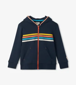 Space Stripes Full Zip Hoodie | Hatley