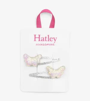 Sparkling Butterflies Snap Clips -Hatley