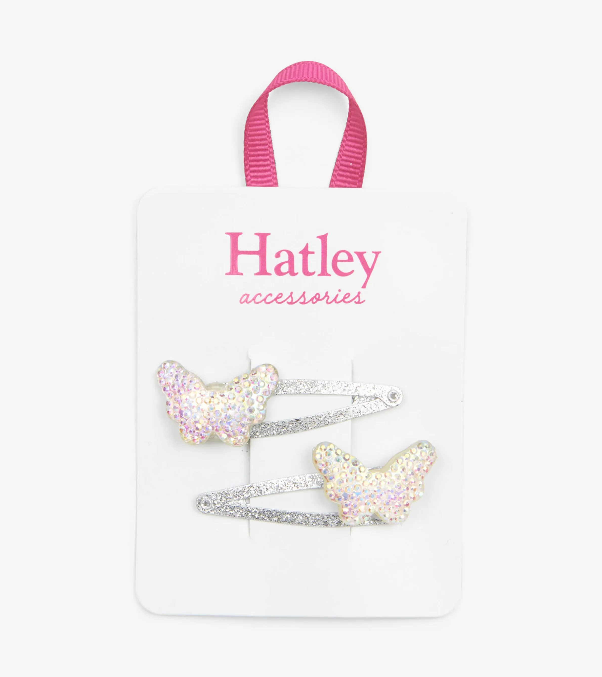 Sparkling Butterflies Snap Clips -Hatley