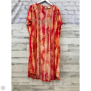 Swimwear Cover-up By Logo In Orange & Red, Size: 2x