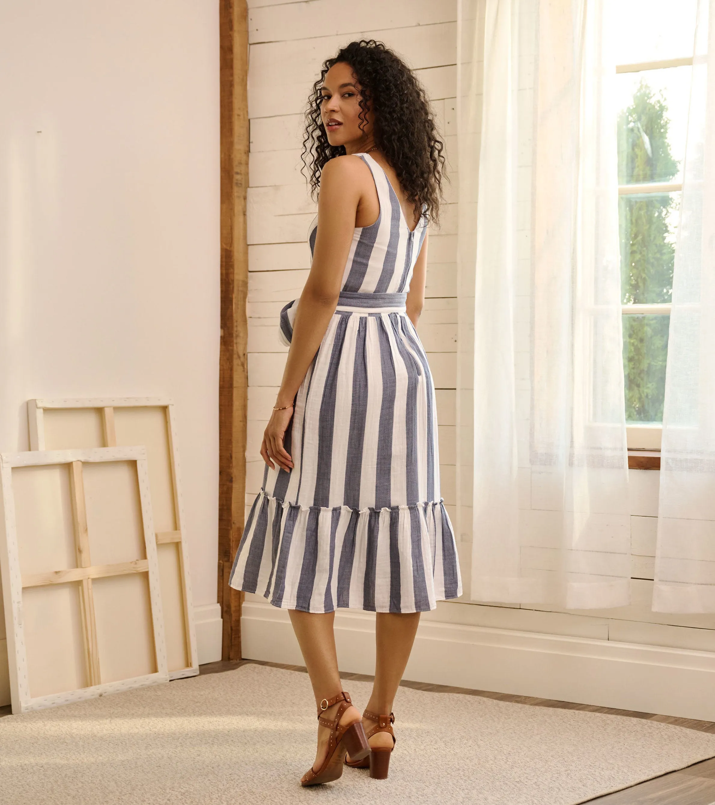 Sydney Midi Dress - Summer Stripes -Hatley