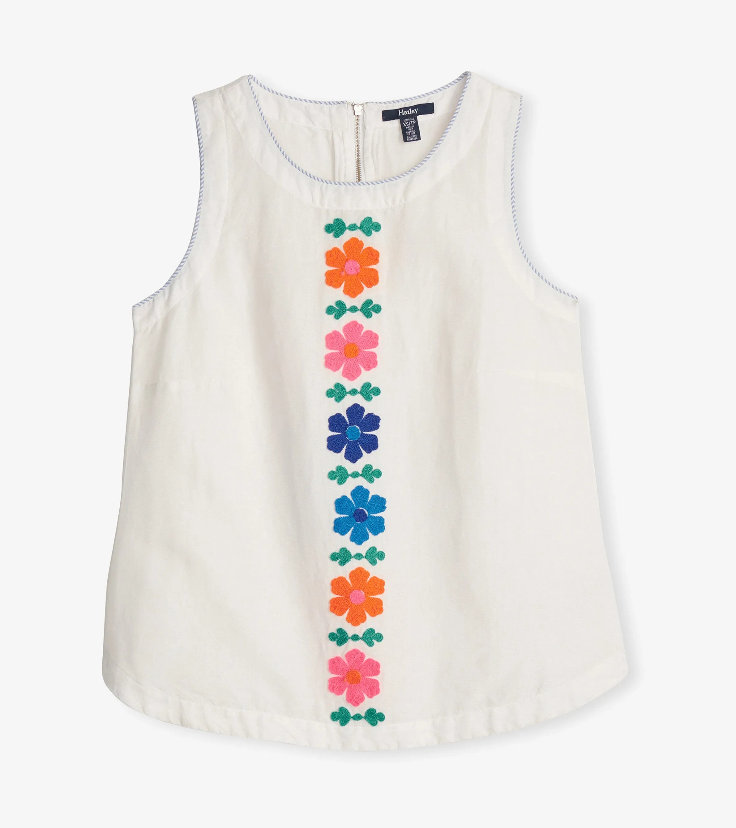 Tessa Tank Top - Embroidered Flowers -Hatley