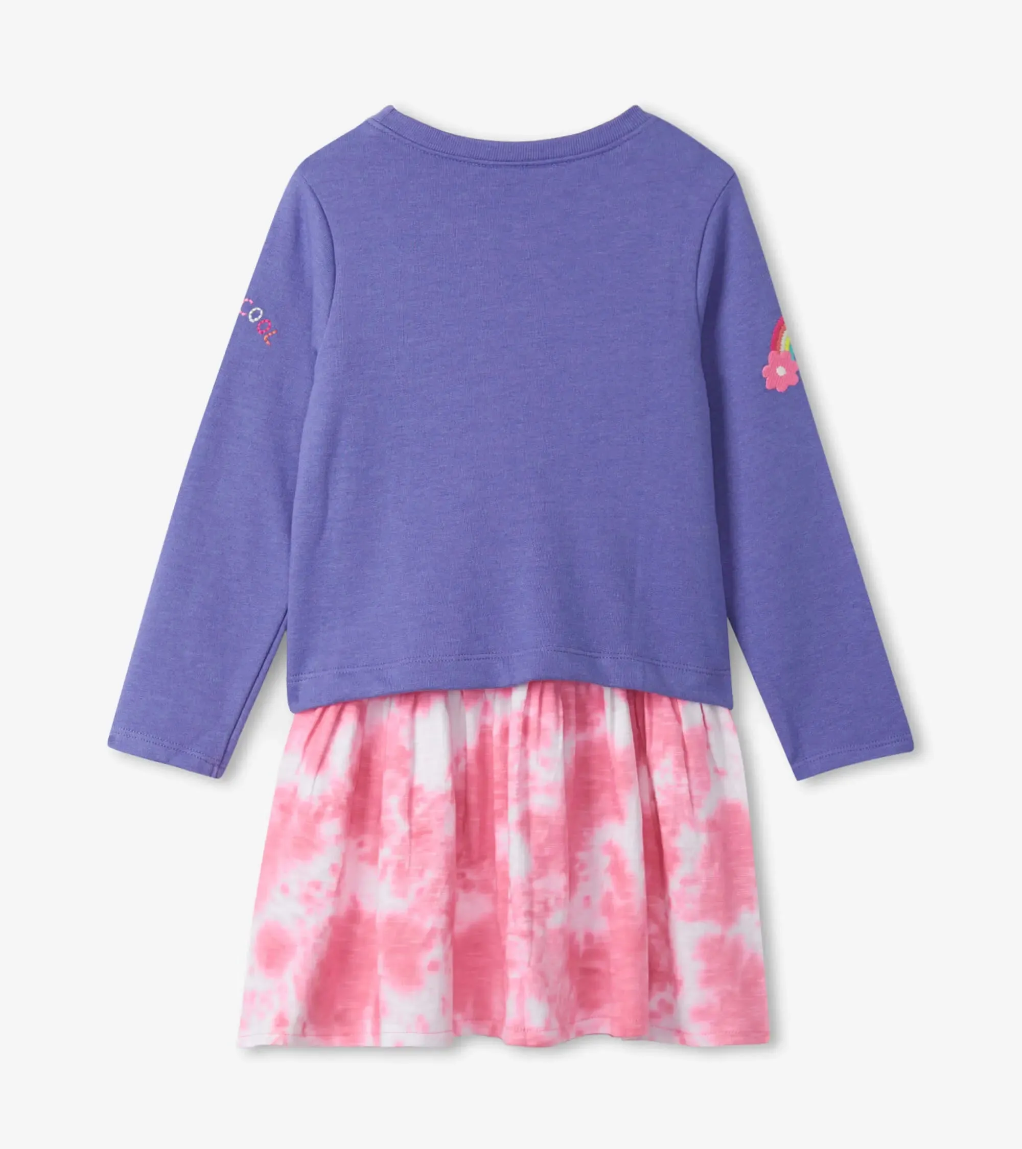 Tie Dye Heart Drop Waist Dress | Hatley