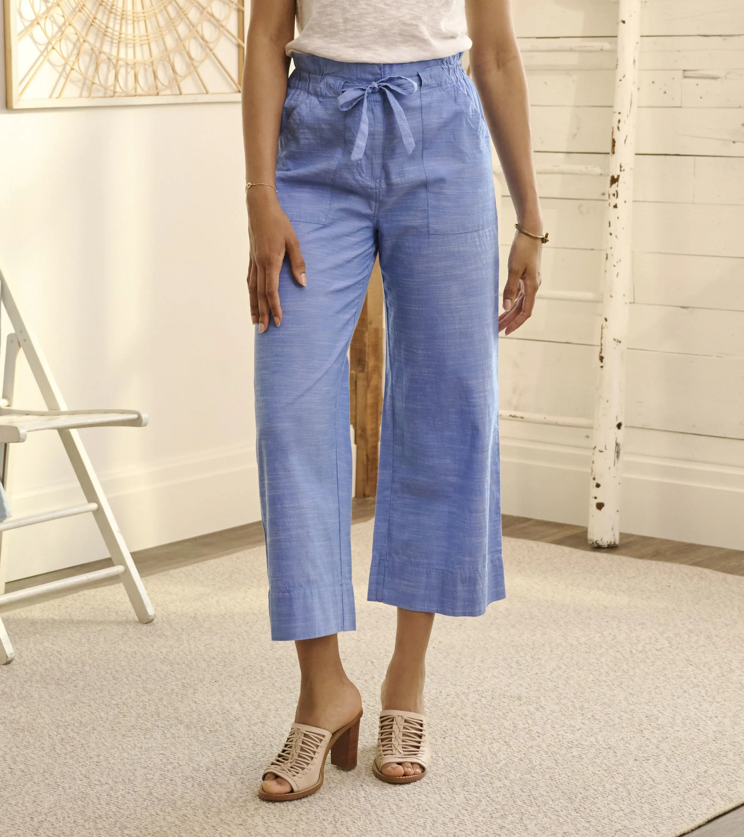 Tie Front Pants - Chambray -Hatley