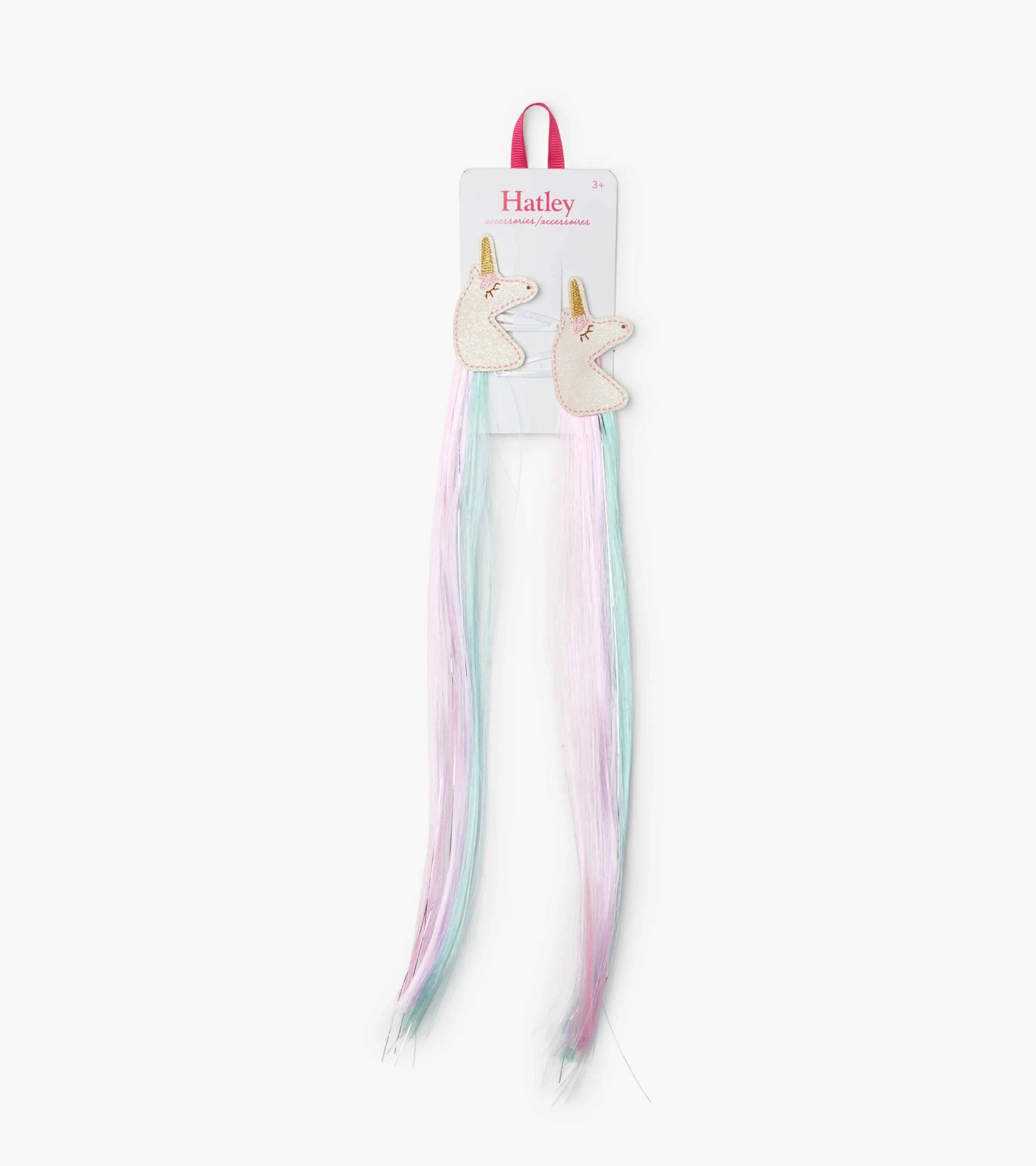 Unicorn 2 Pack Faux Hair Clip In Extensions -Hatley