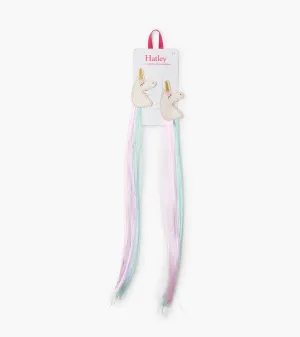 Unicorn 2 Pack Faux Hair Clip In Extensions -Hatley