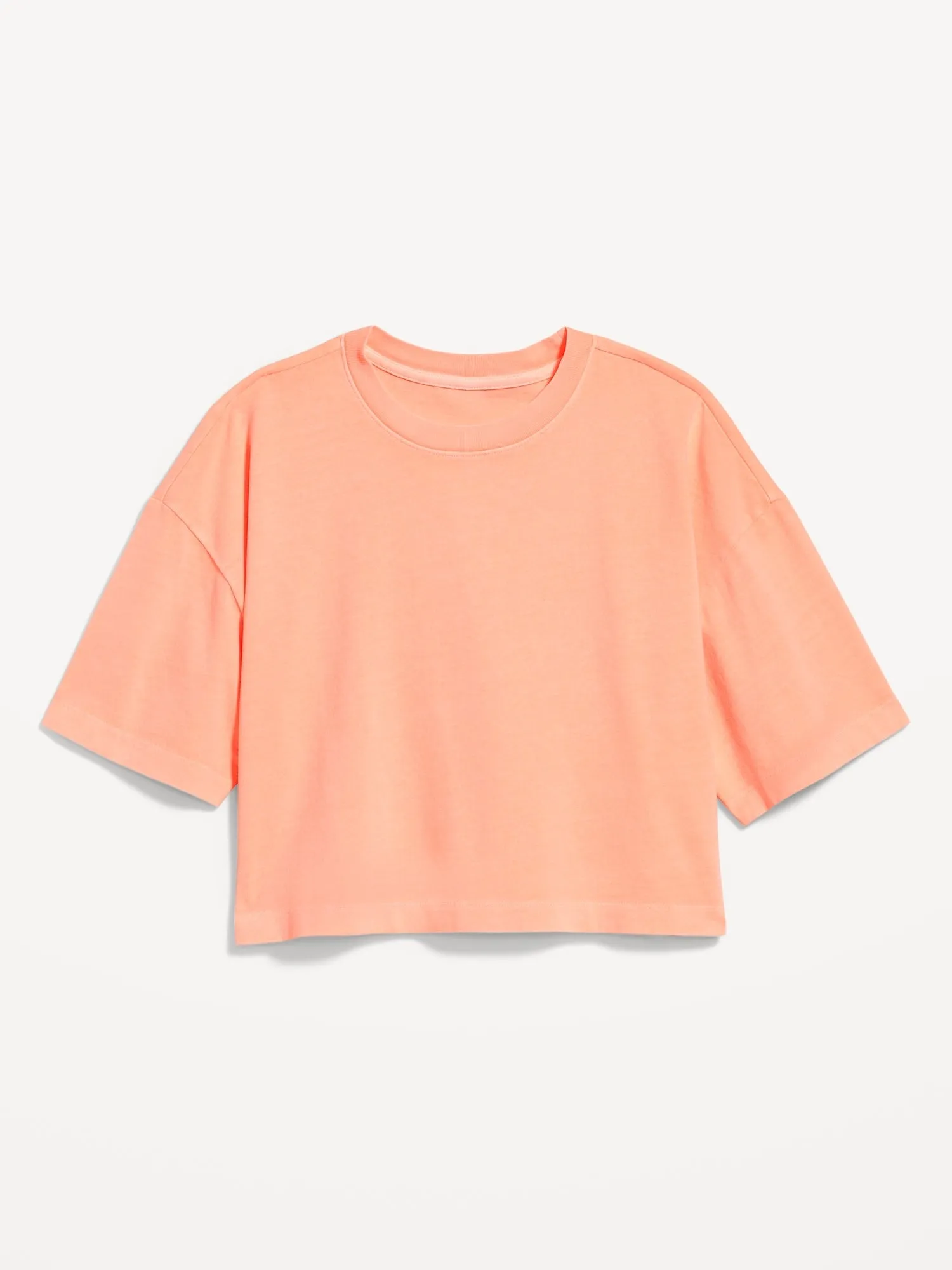 Vintage Oversized Crop T-Shirt