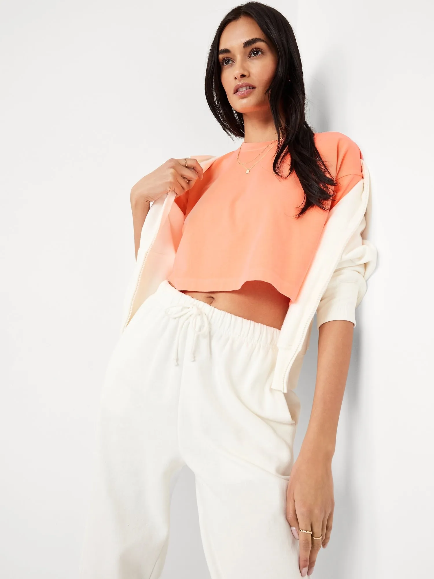 Vintage Oversized Crop T-Shirt