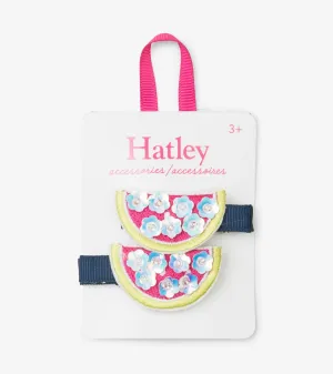 Watermelon Slices Hair Clips | Hatley