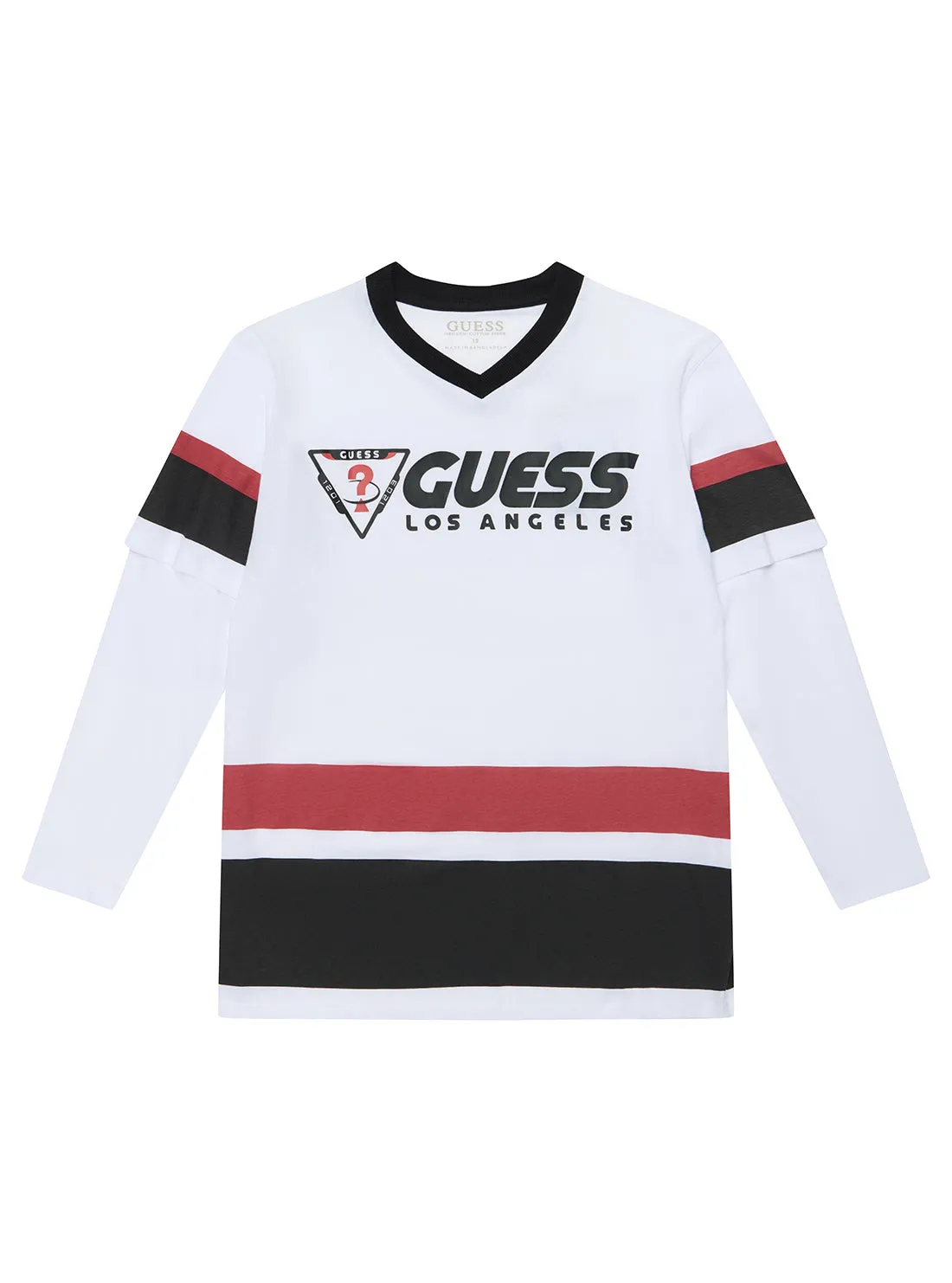 White Long Sleeve T-Shirt (7-16) Guess