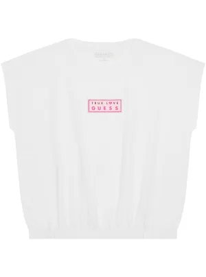 White Short Sleeve T-Shirt (7-16) Guess