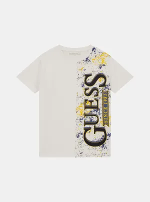 White Short Sleeve T-Shirt (7-16) Guess