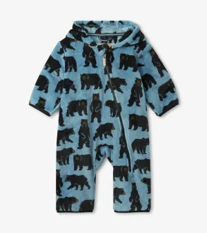 Wild Bears Fuzzy Fleece Baby Bundler | Hatley