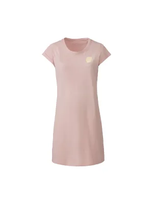 Women's Graphic Printed Sleepwear Robe,Light Rose
