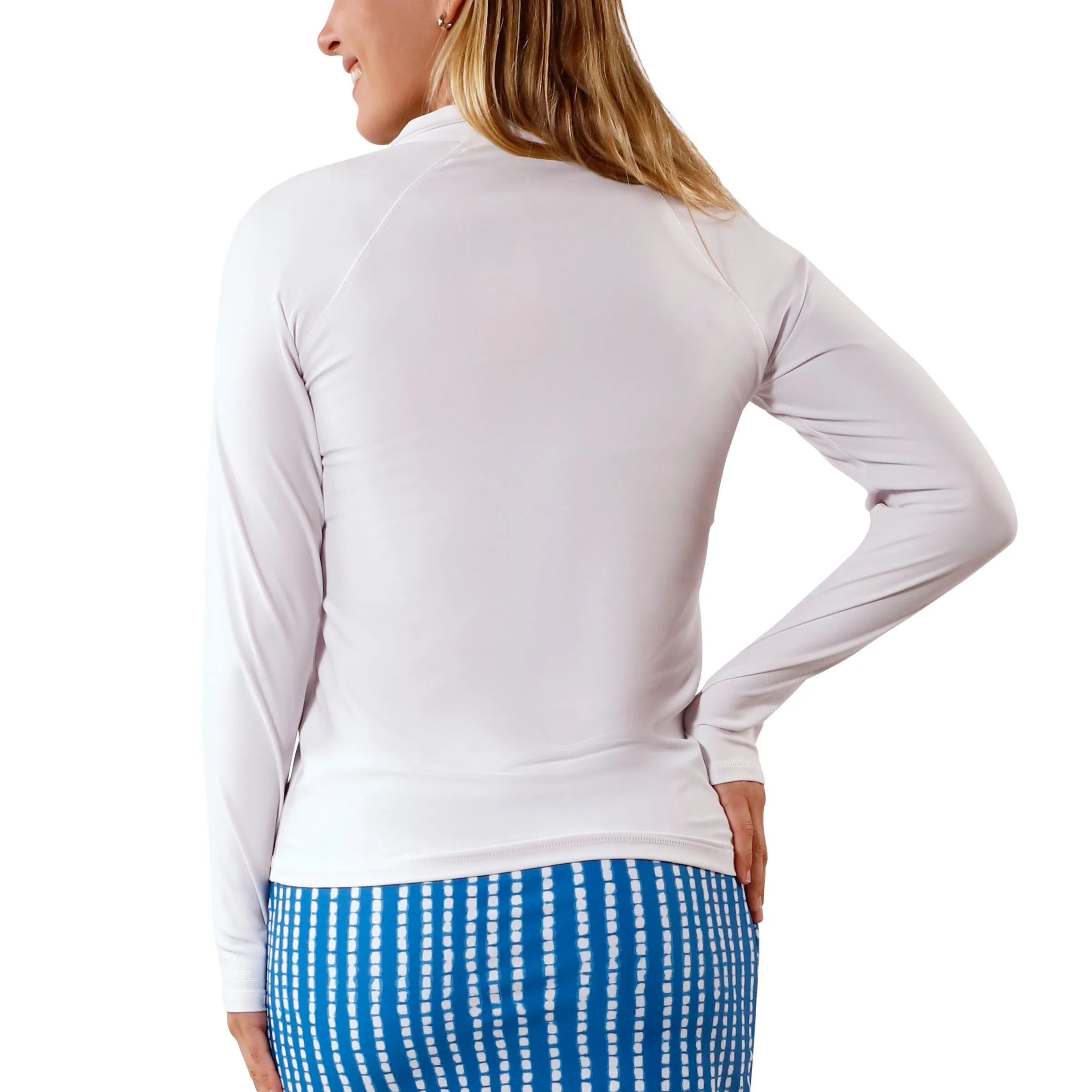 Women's Long Sleeve Quarter Zip Sun & Swim Shirt