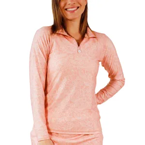 Women's Long Sleeve Quarter Zip Sun & Swim Shirt