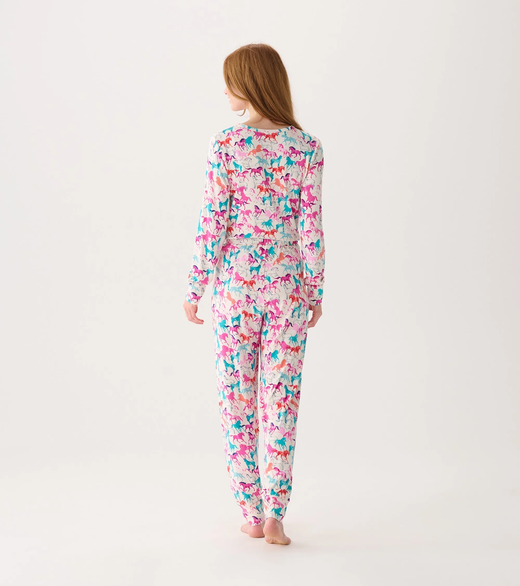 Women's Photo Horses Bamboo Pajama Set -Hatley