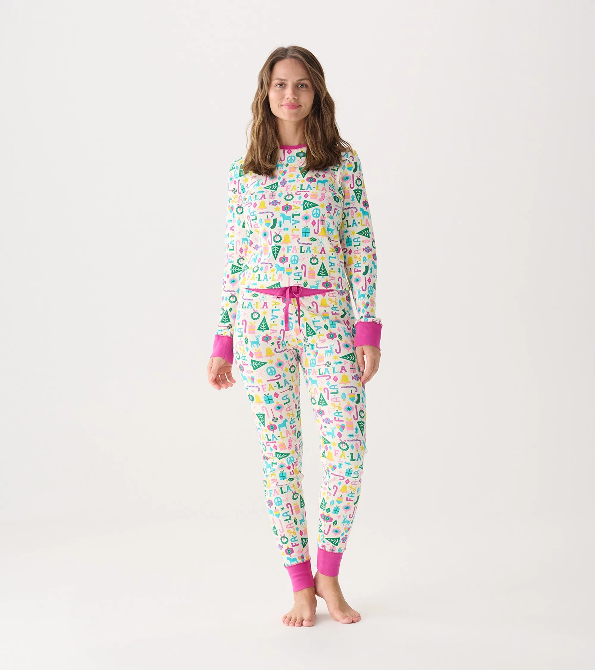 Women's Pink Falala Pajama Set -Hatley
