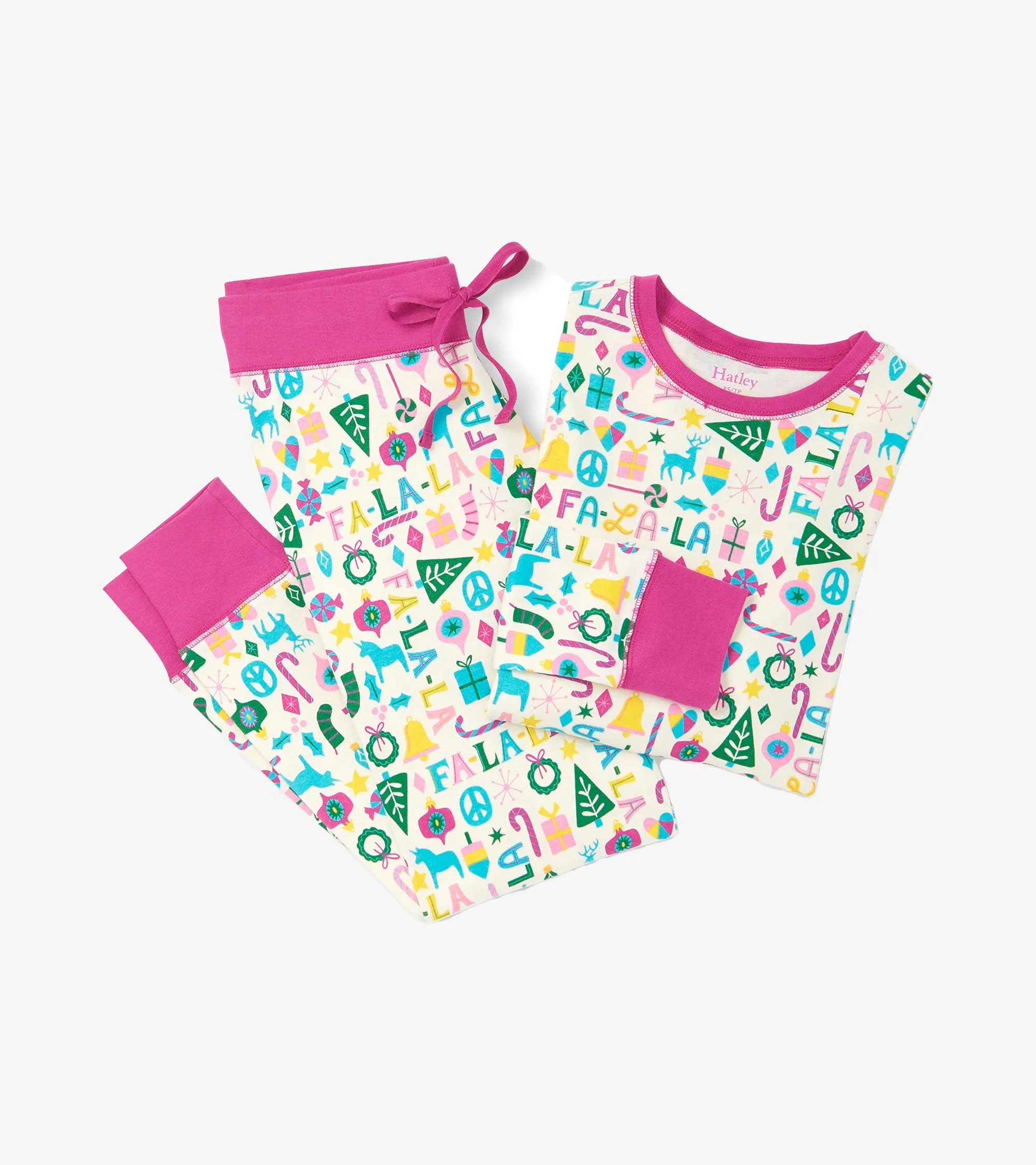 Women's Pink Falala Pajama Set -Hatley