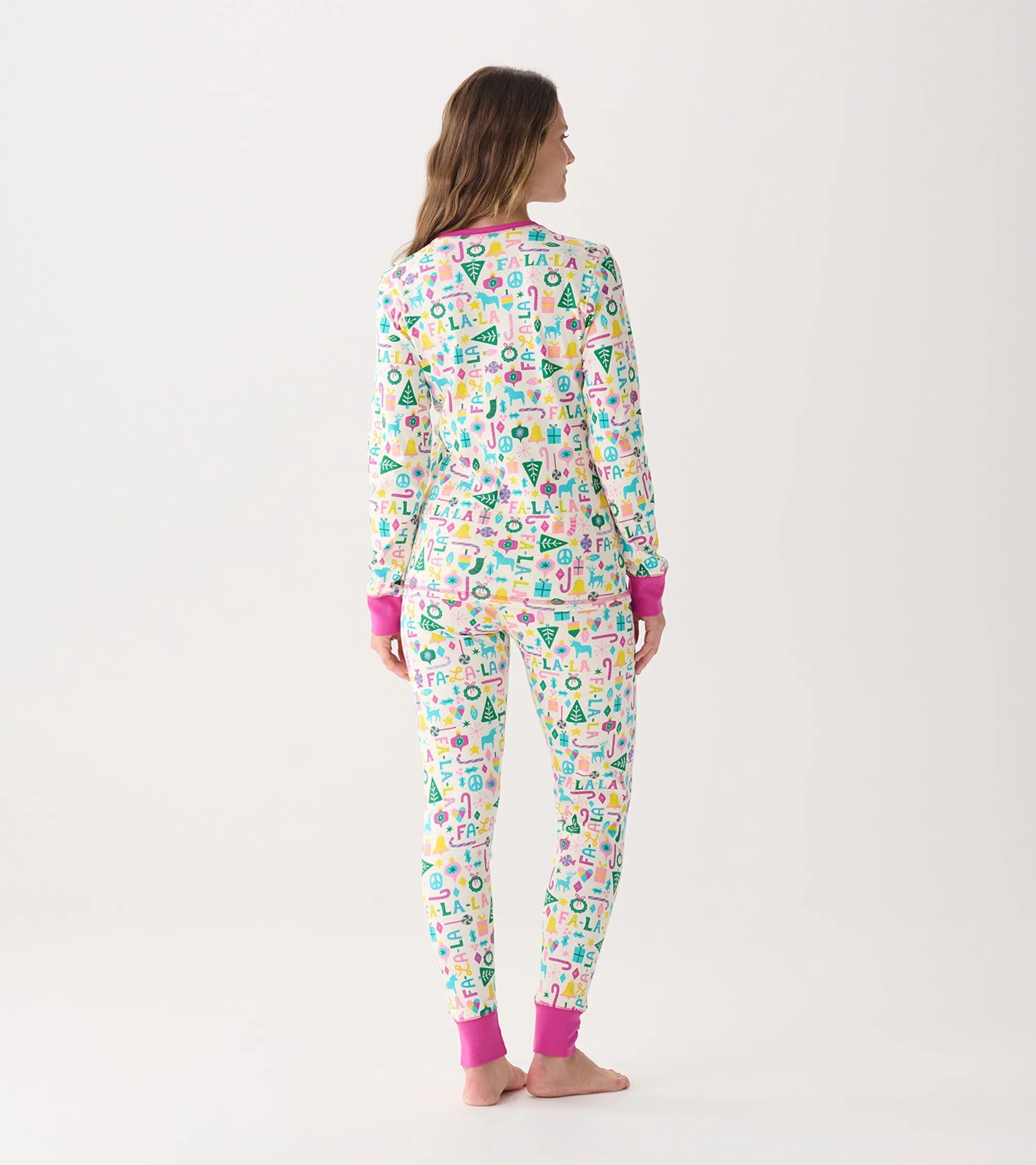 Women's Pink Falala Pajama Set -Hatley