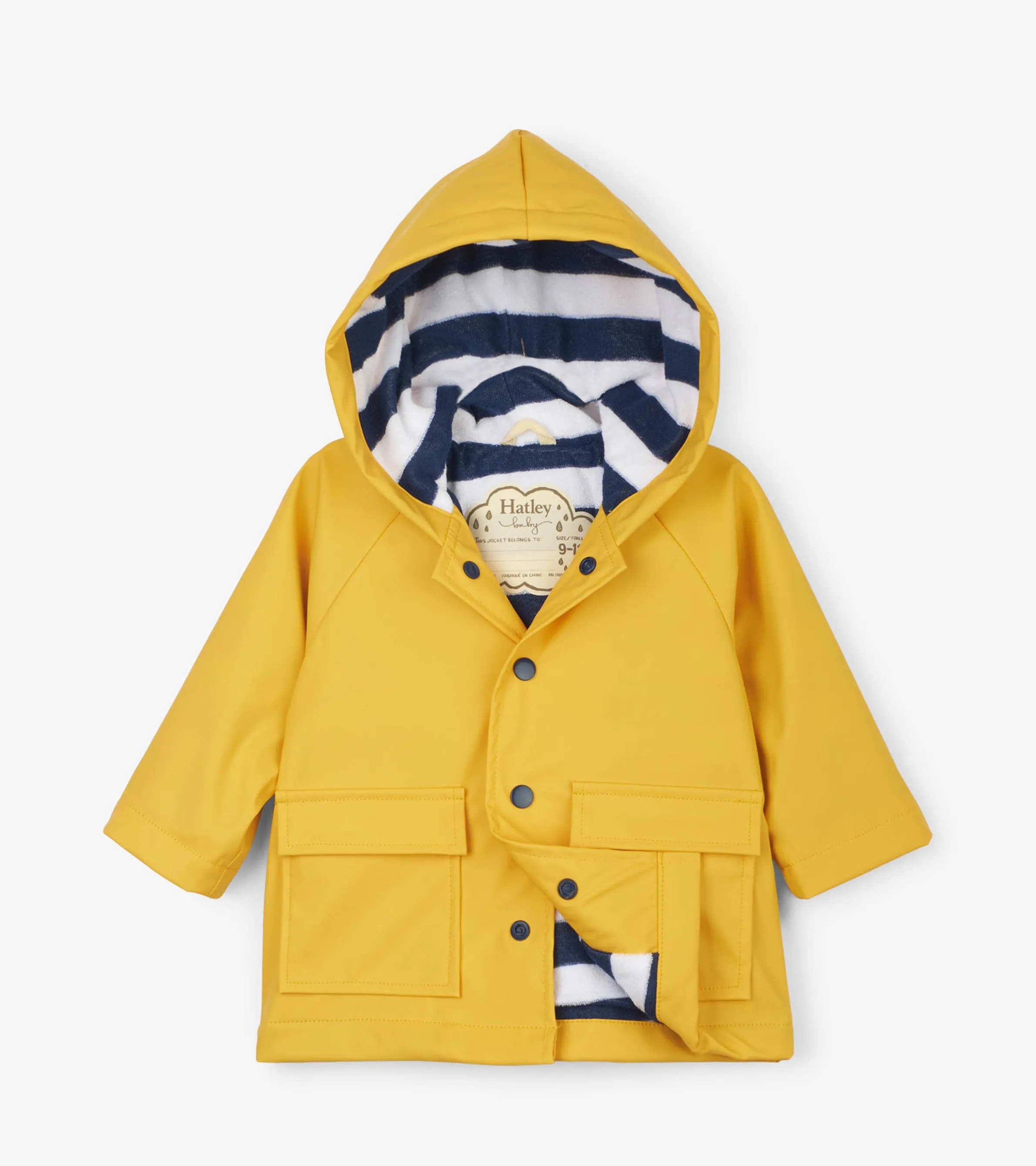 Yellow Baby Raincoat -Hatley