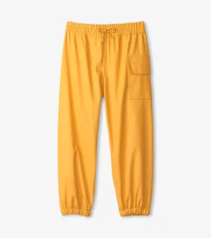 Yellow Kids Rain Pants -Hatley
