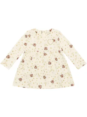 Yellow Long Sleeve Dress (0-12M) Guess